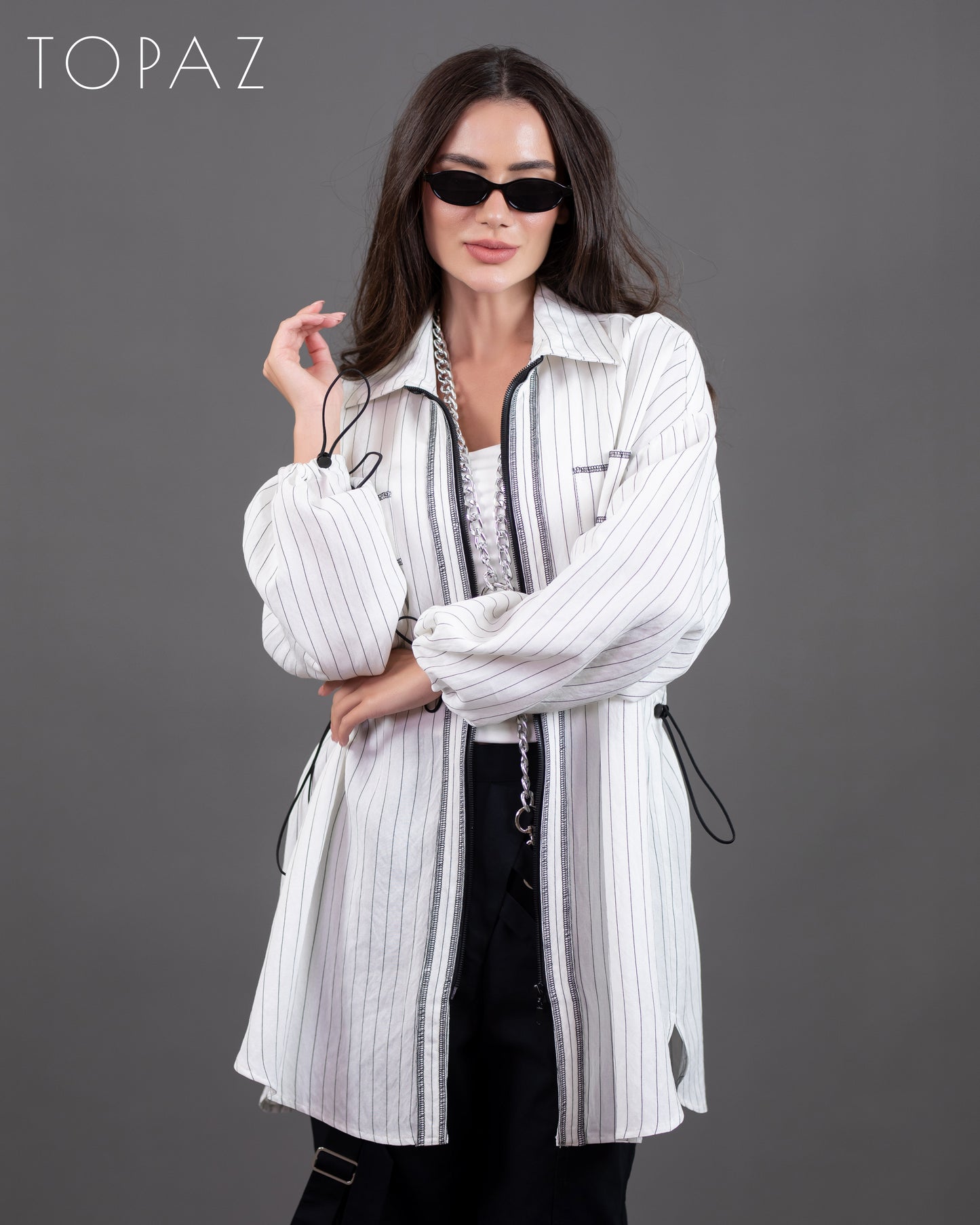 Striped Linen Jacket