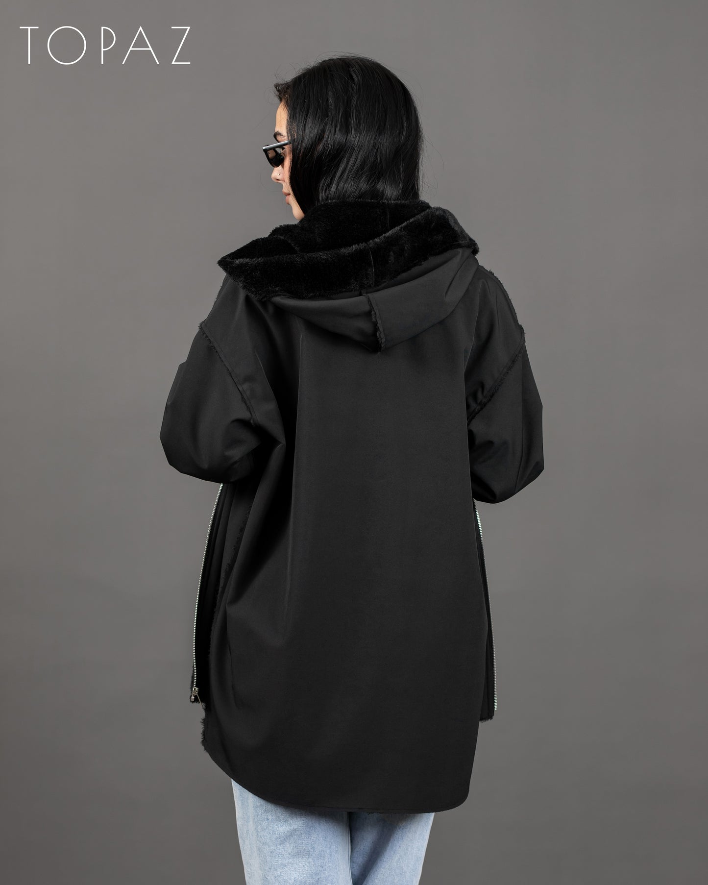 Waterproof Jacket With Fur