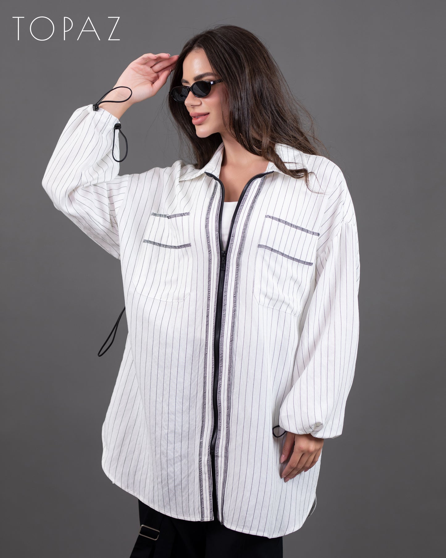 Striped Linen Jacket