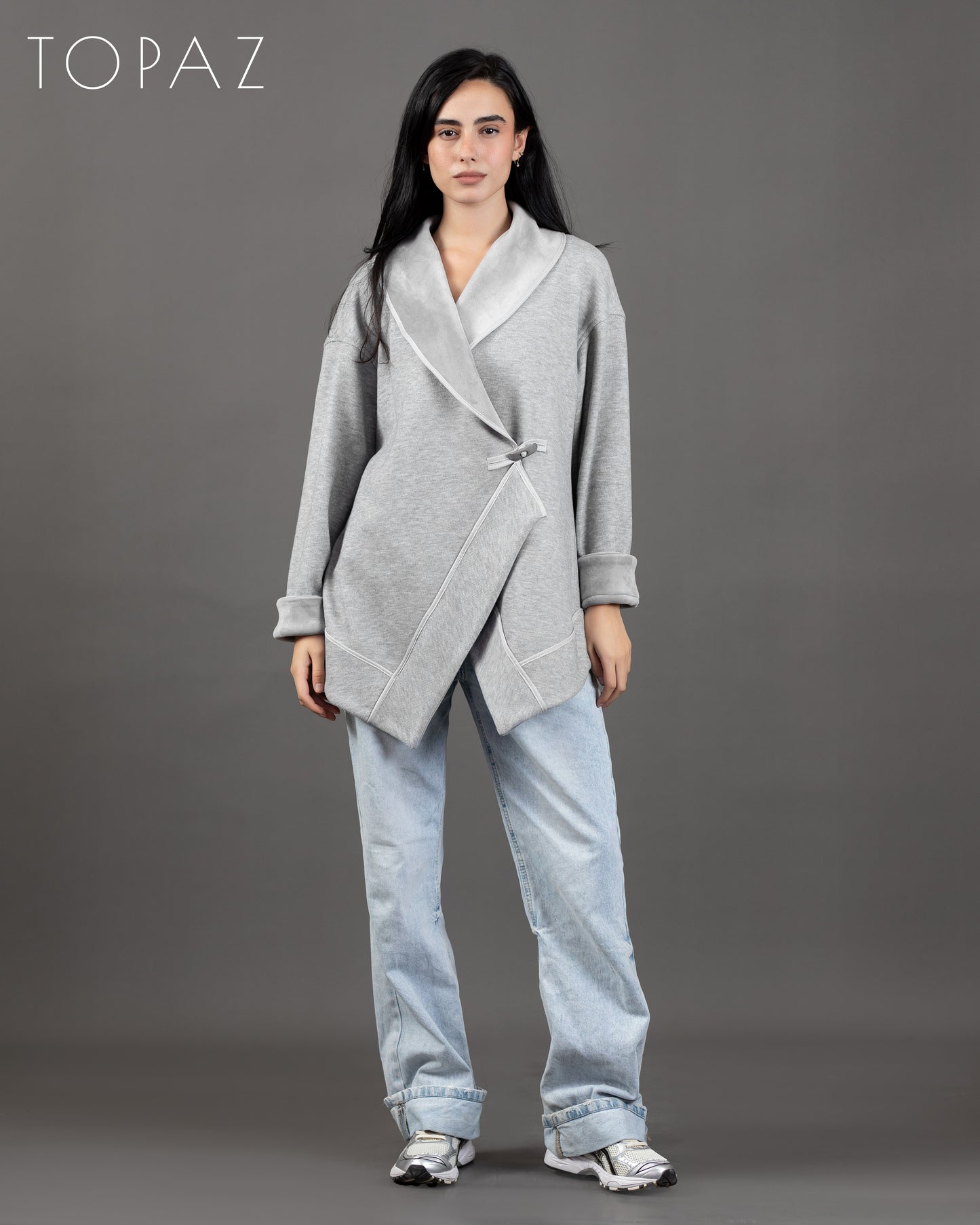 Knit X Velvet Jacket