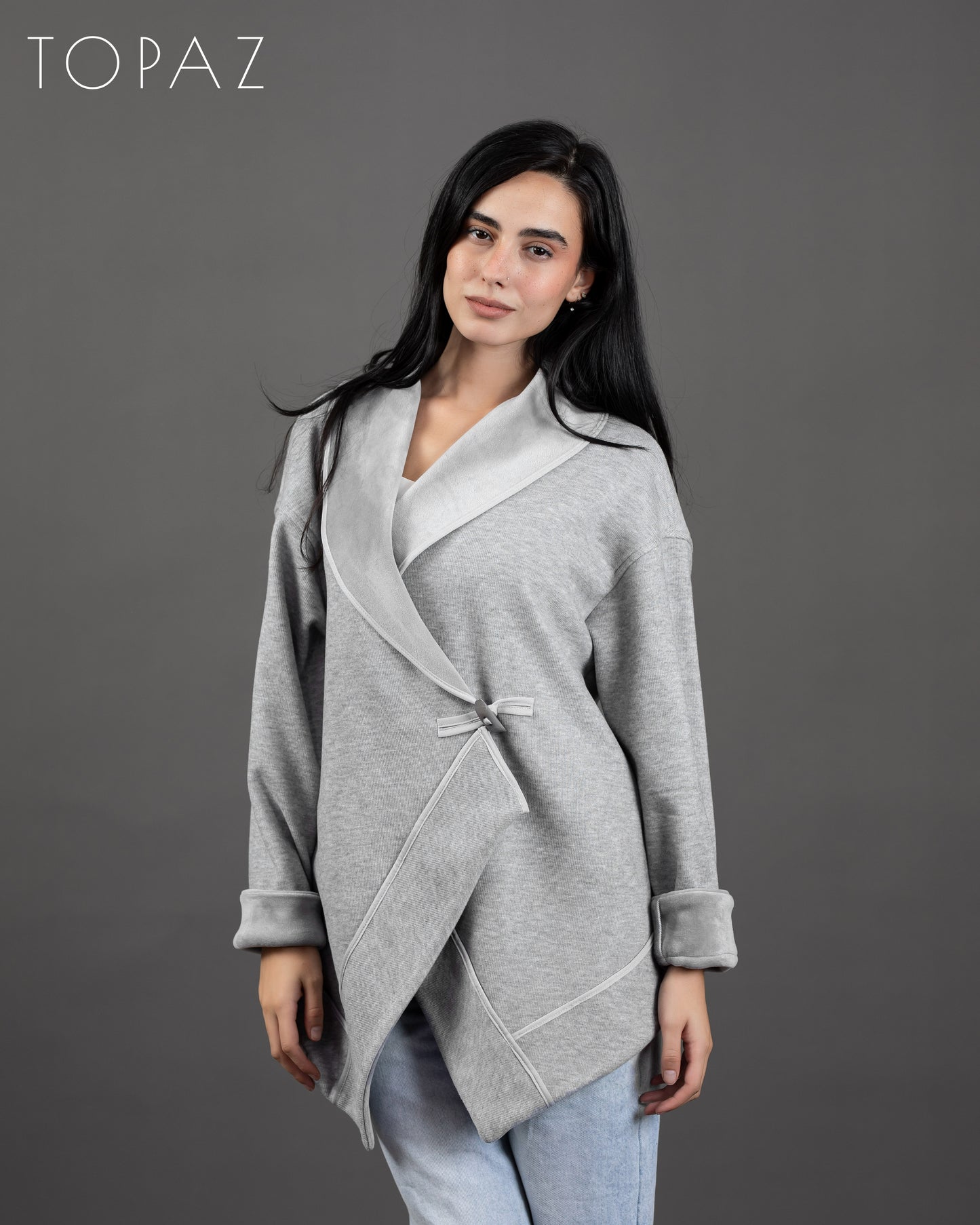 Knit X Velvet Jacket