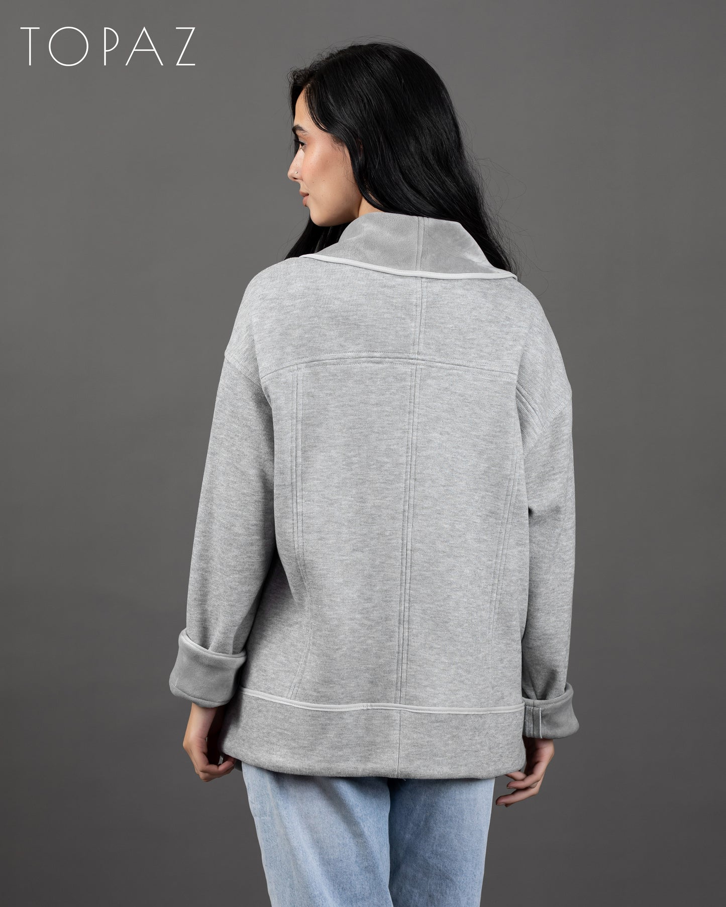 Knit X Velvet Jacket