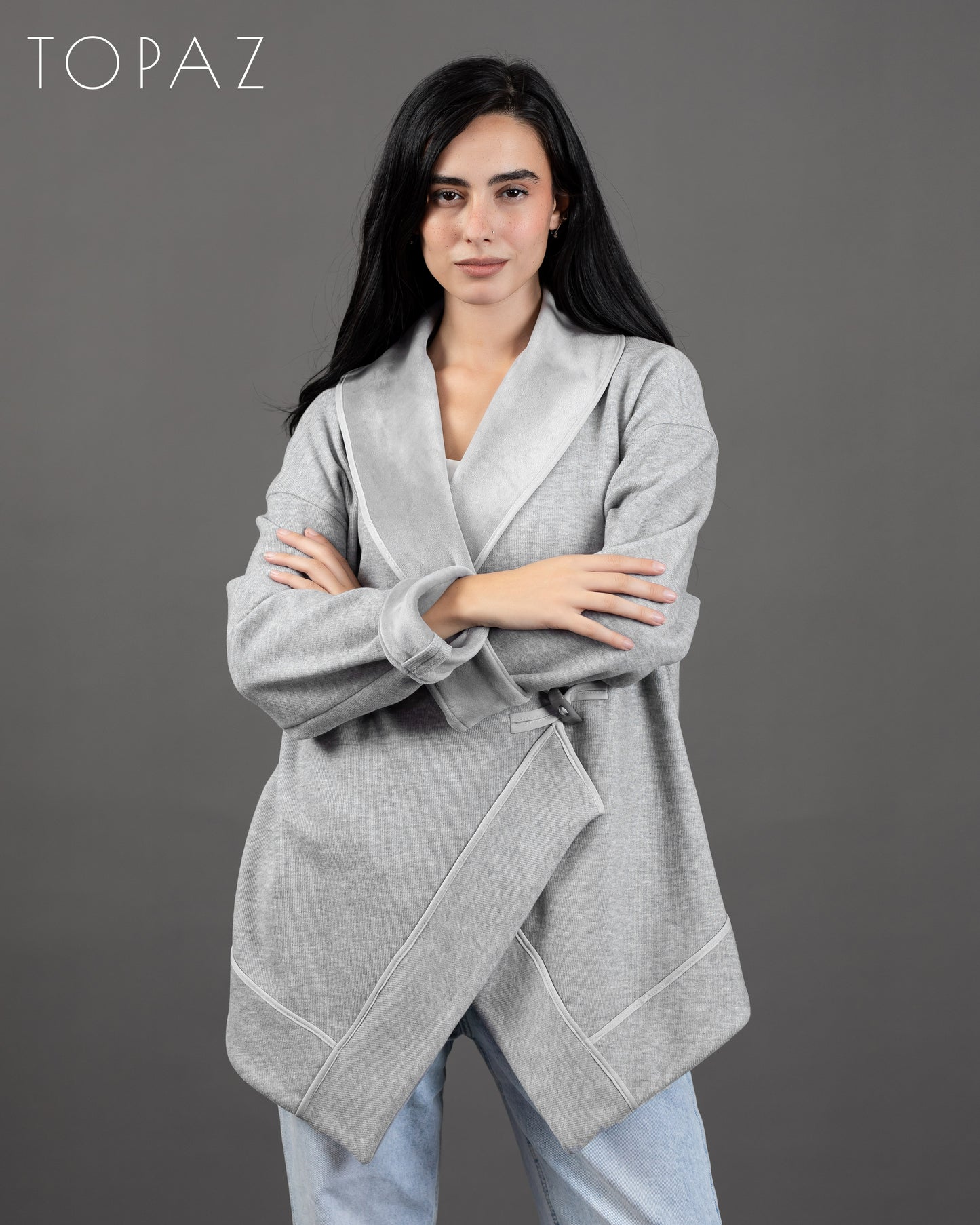 Knit X Velvet Jacket