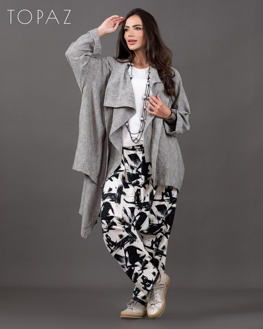 Linen Cardigan Set