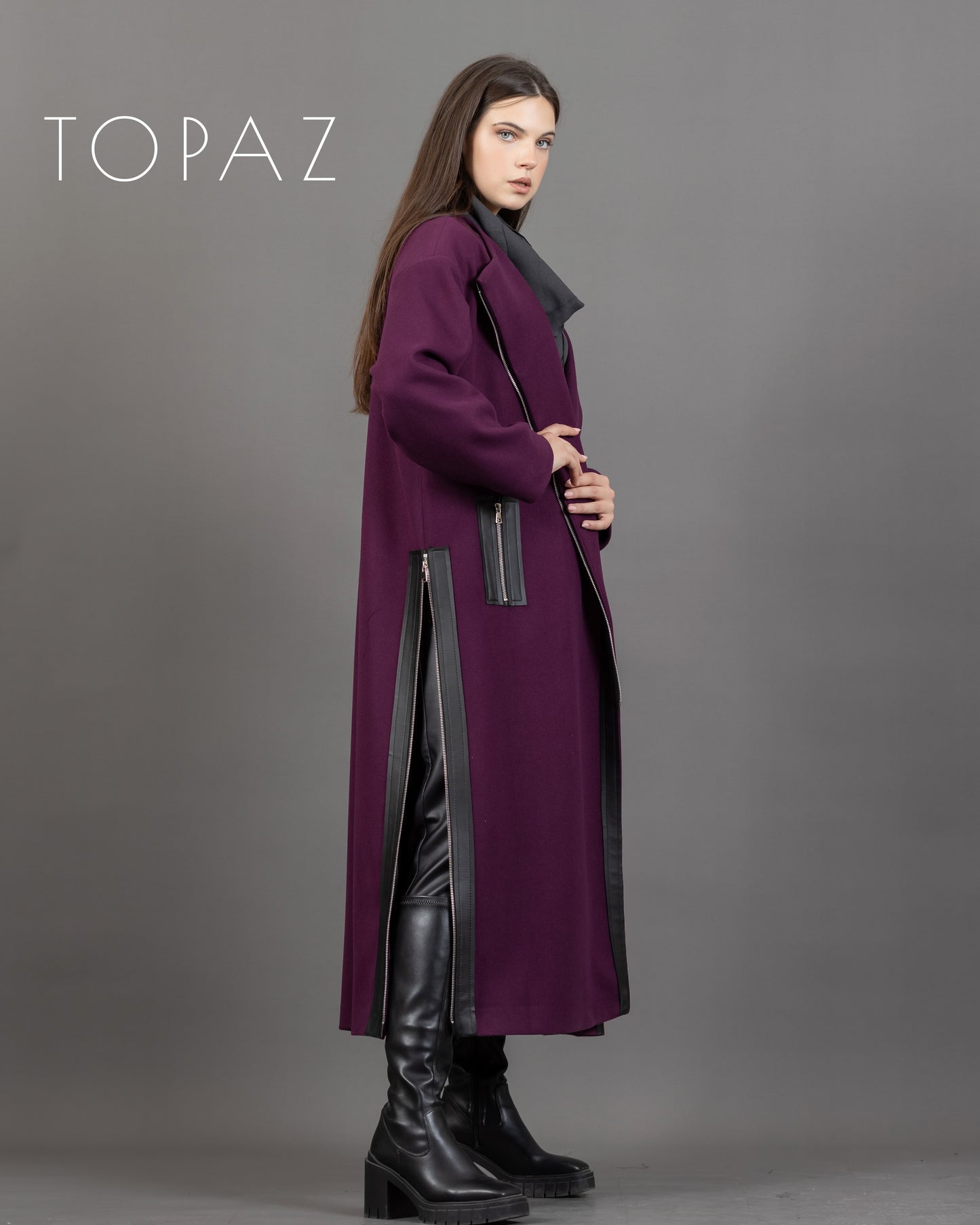 Coat with Zippers