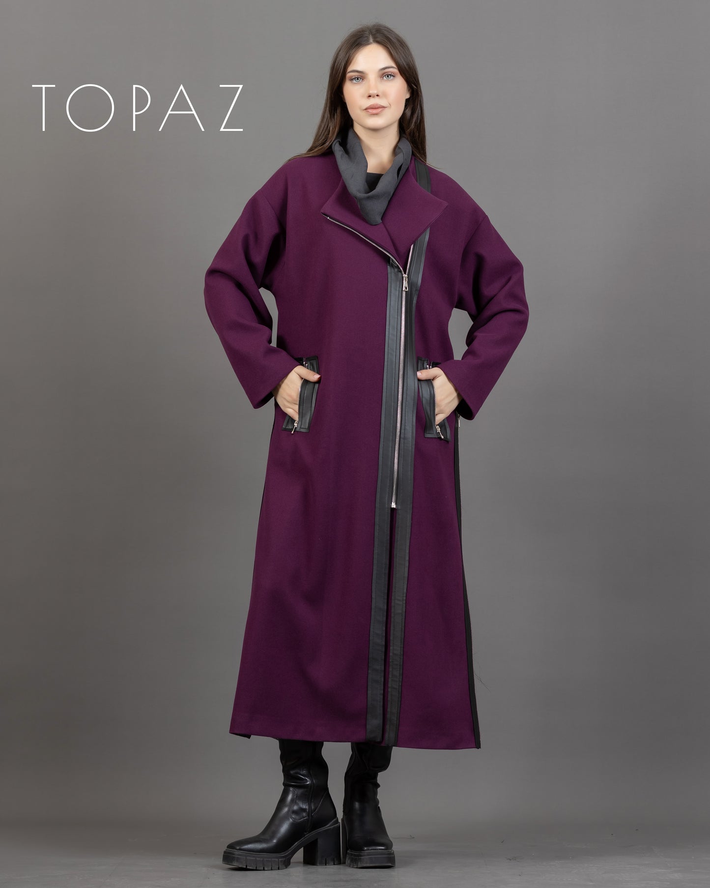 Coat with Zippers