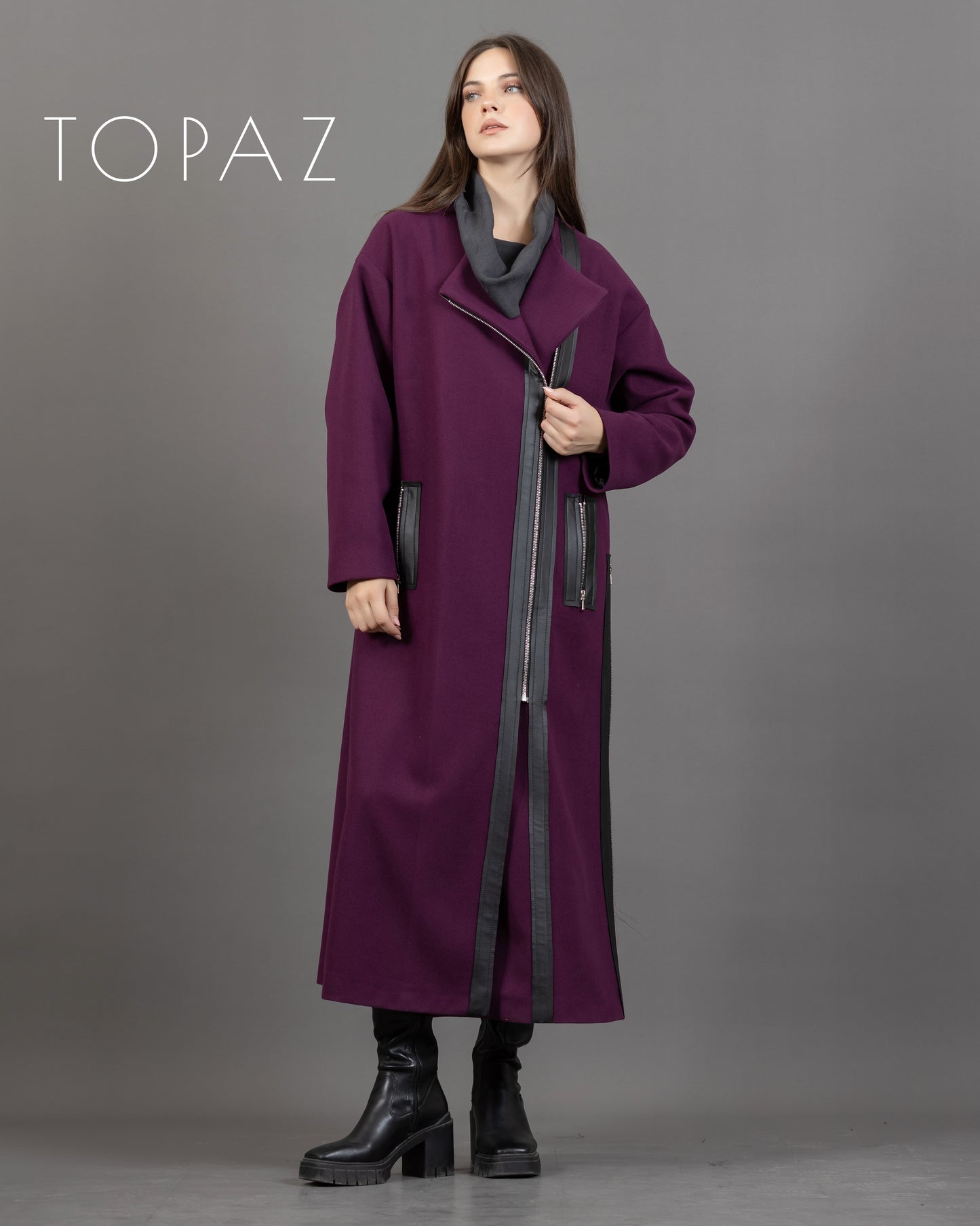 Coat with Zippers