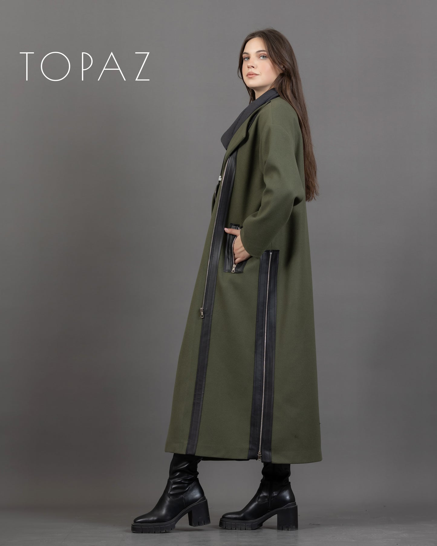 Coat with Zippers