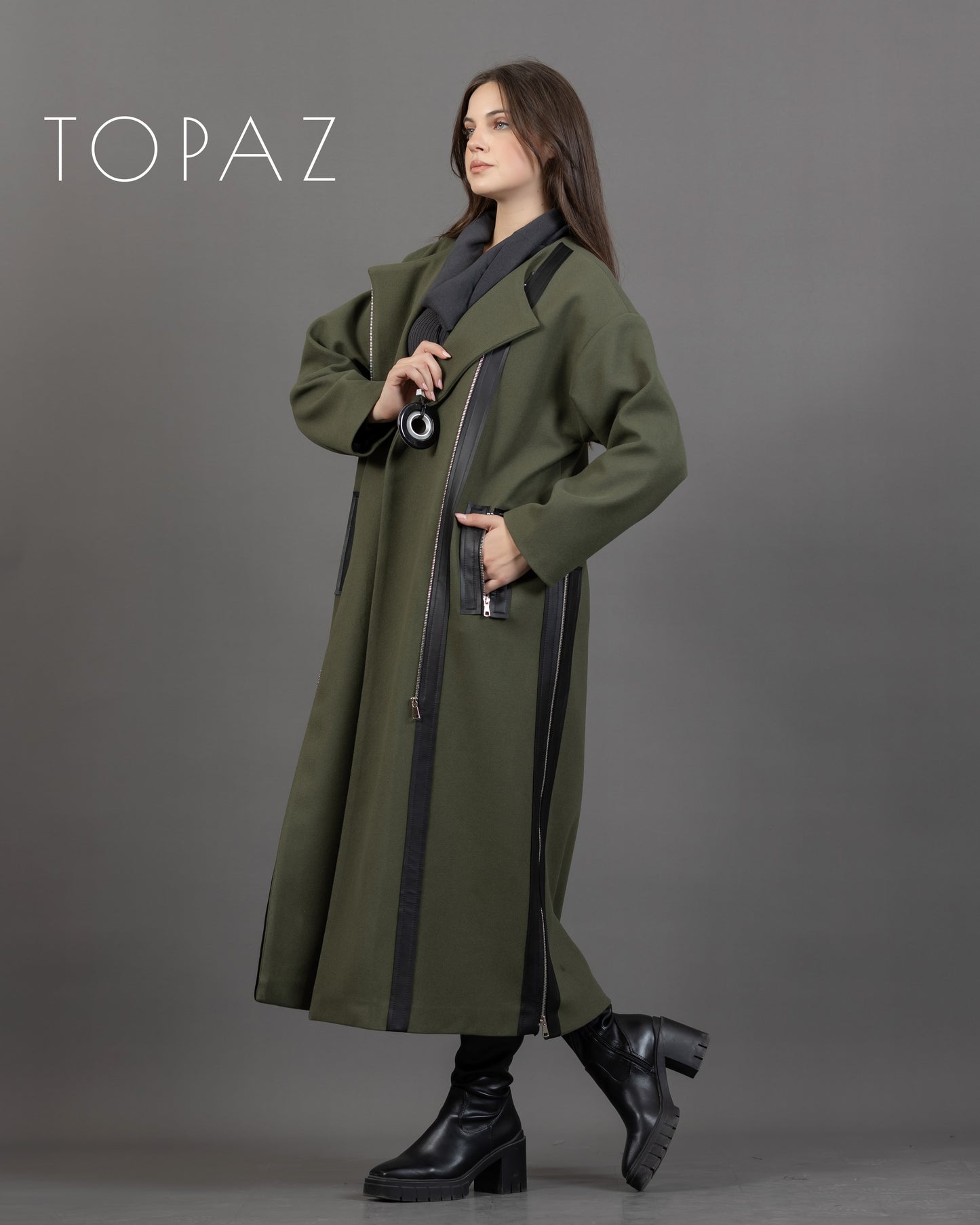 Coat with Zippers