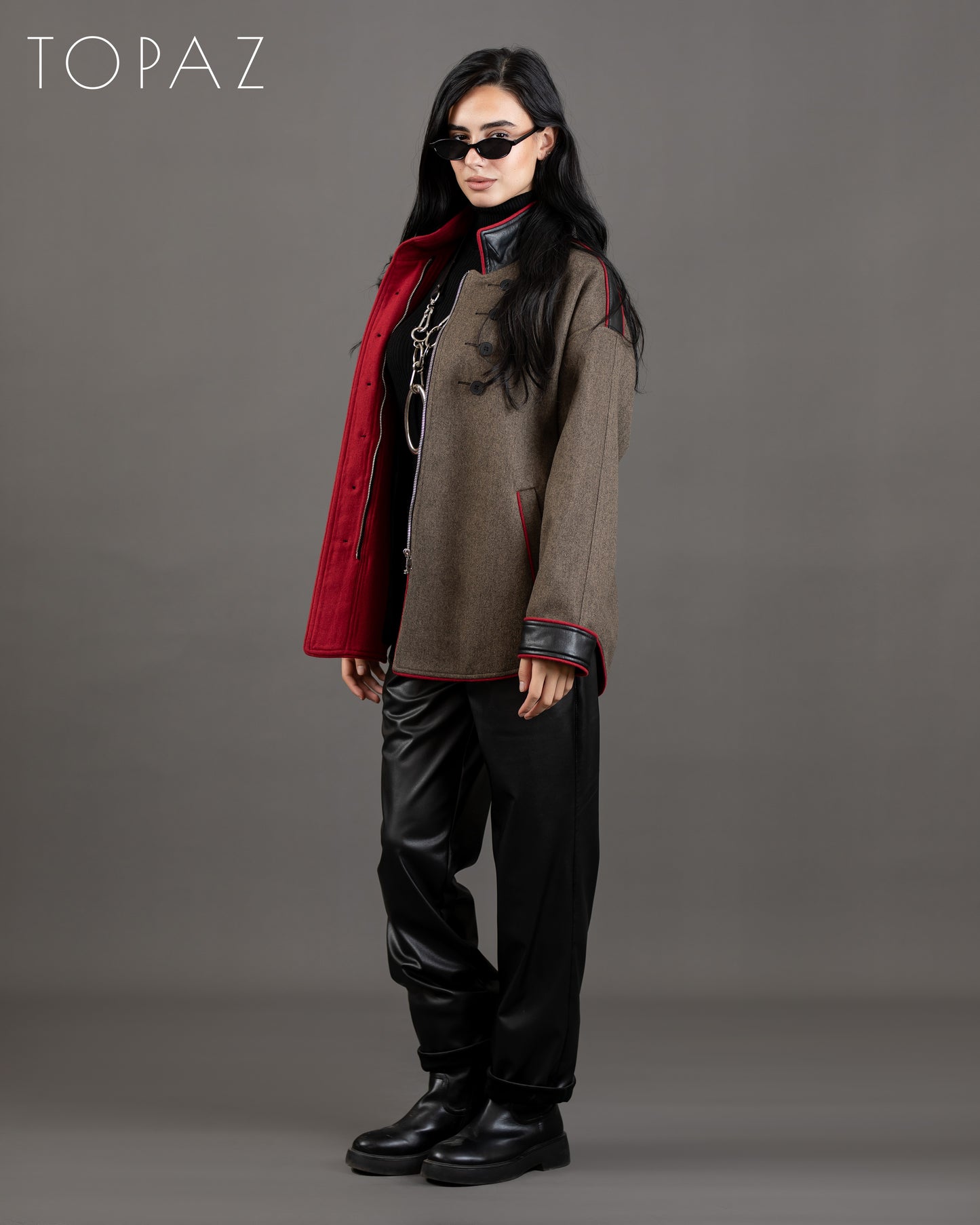 Jacket With Red Piping