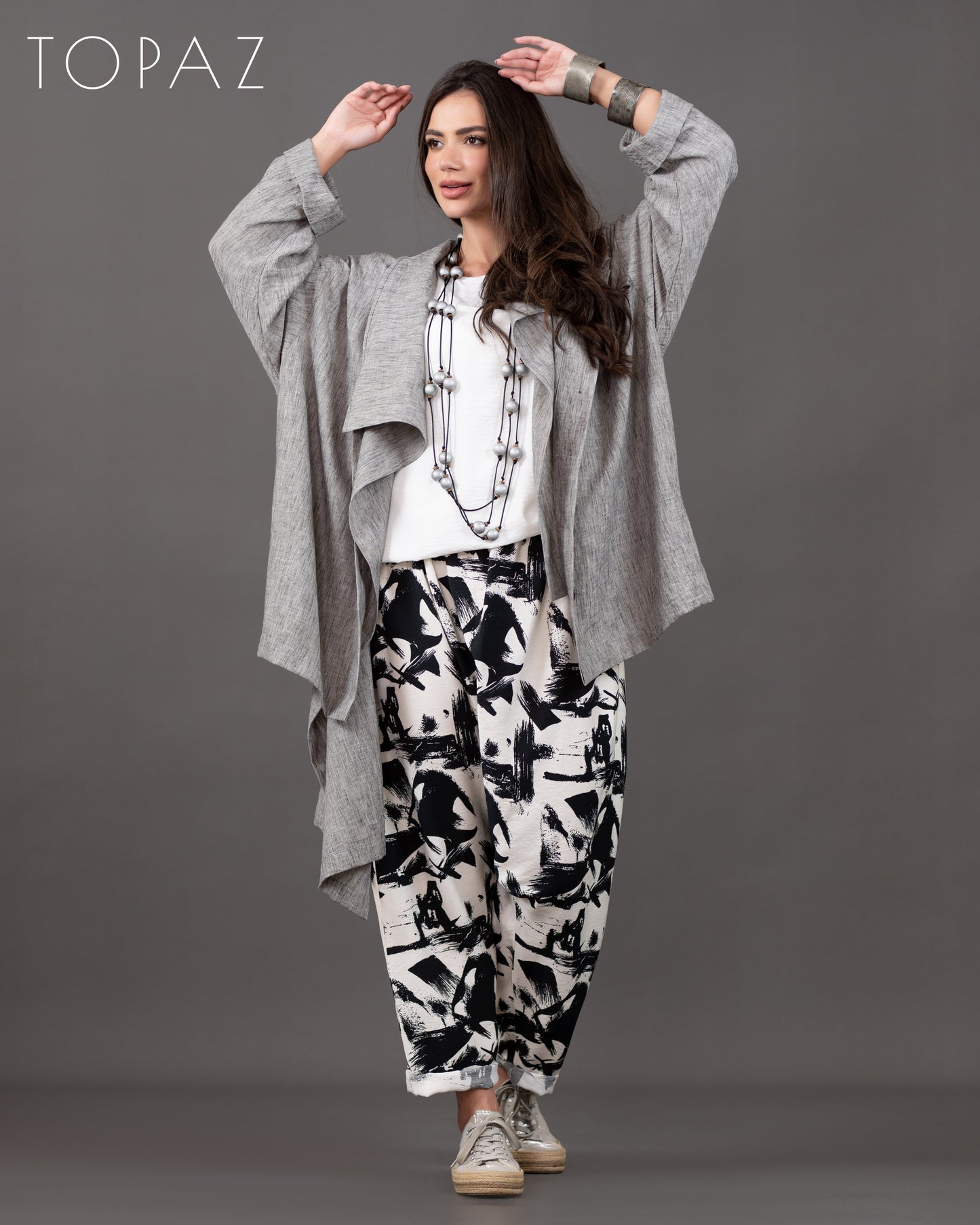 Linen Cardigan Set