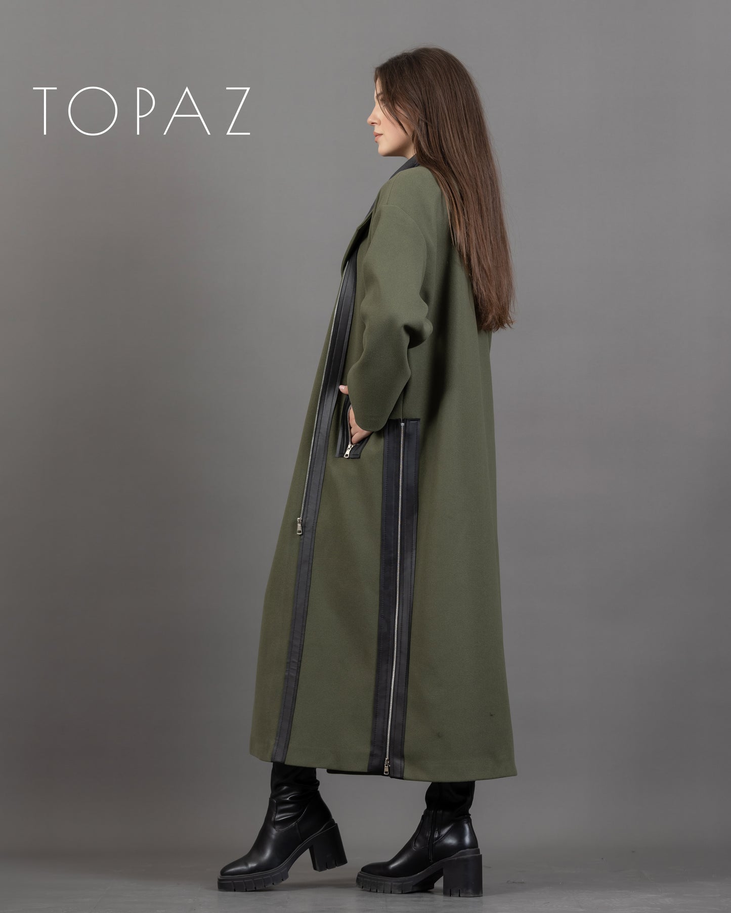 Coat with Zippers