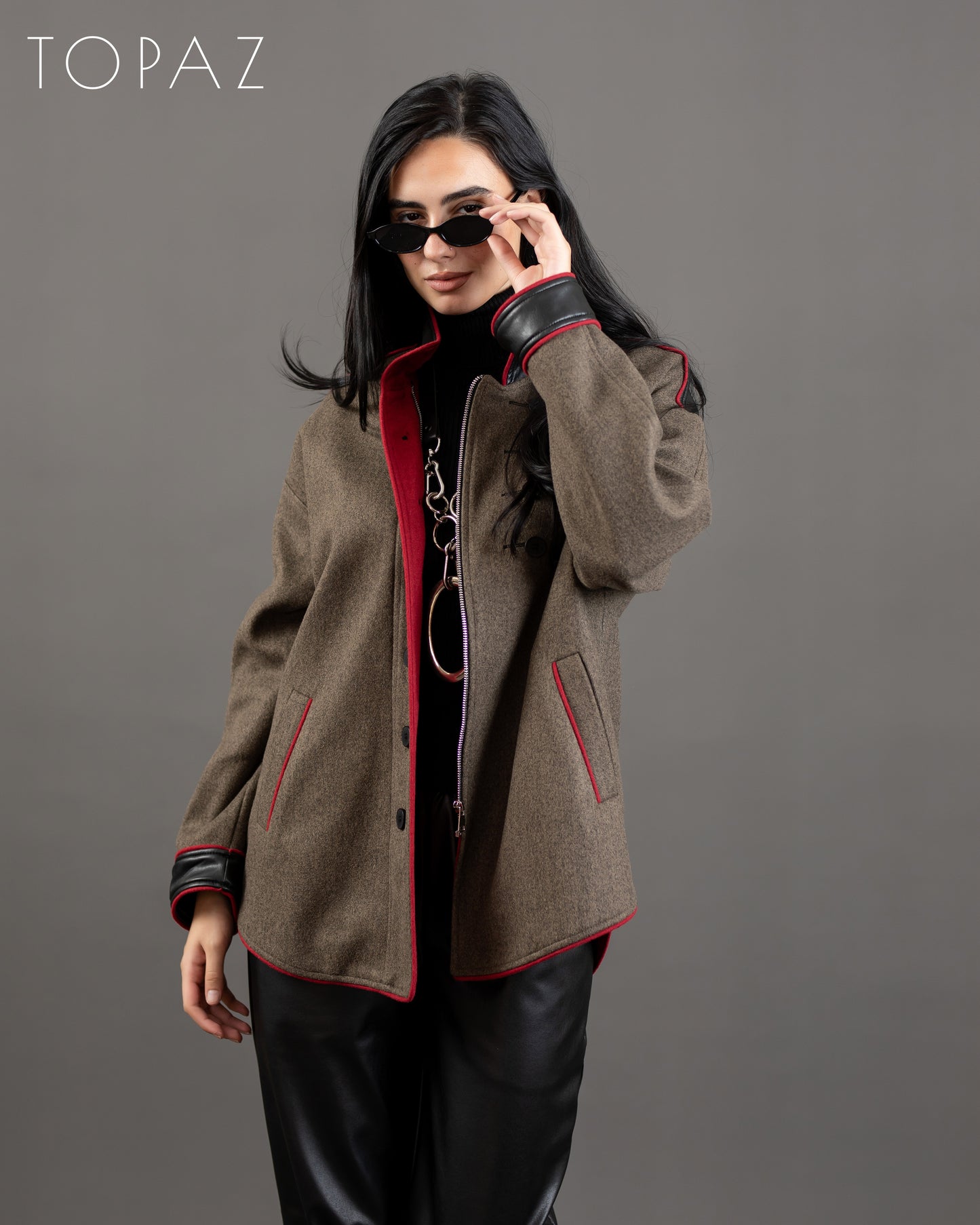 Jacket With Red Piping