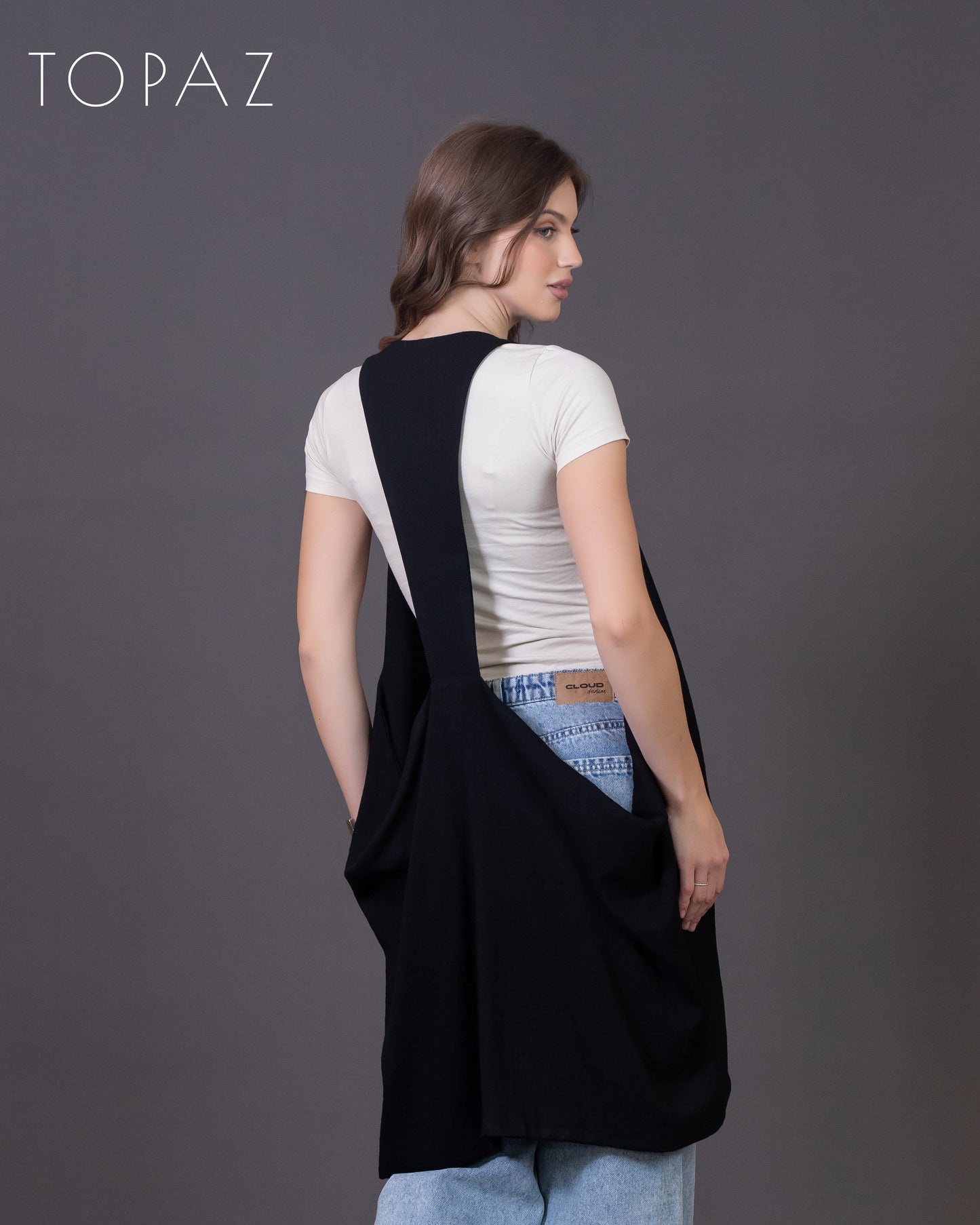 Vest with Zipper Detailing