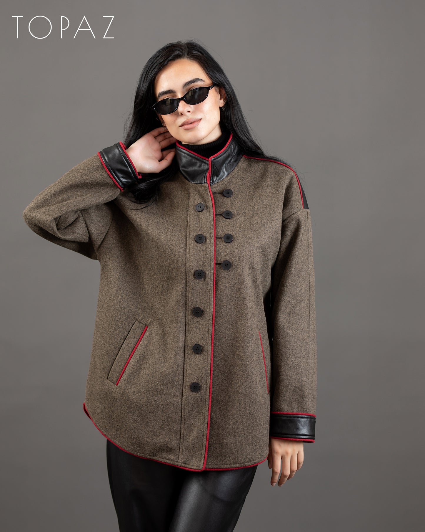 Jacket With Red Piping