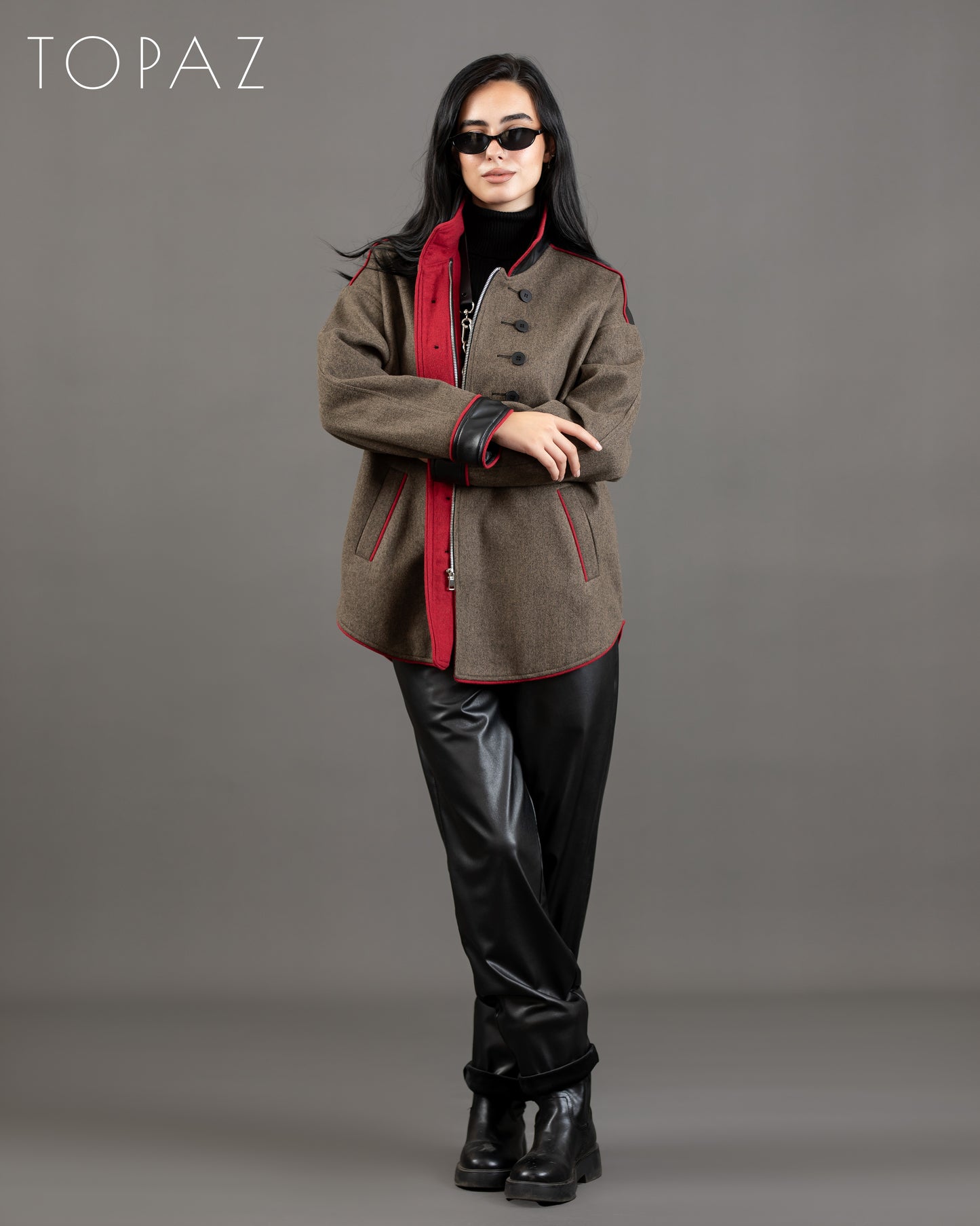 Jacket With Red Piping