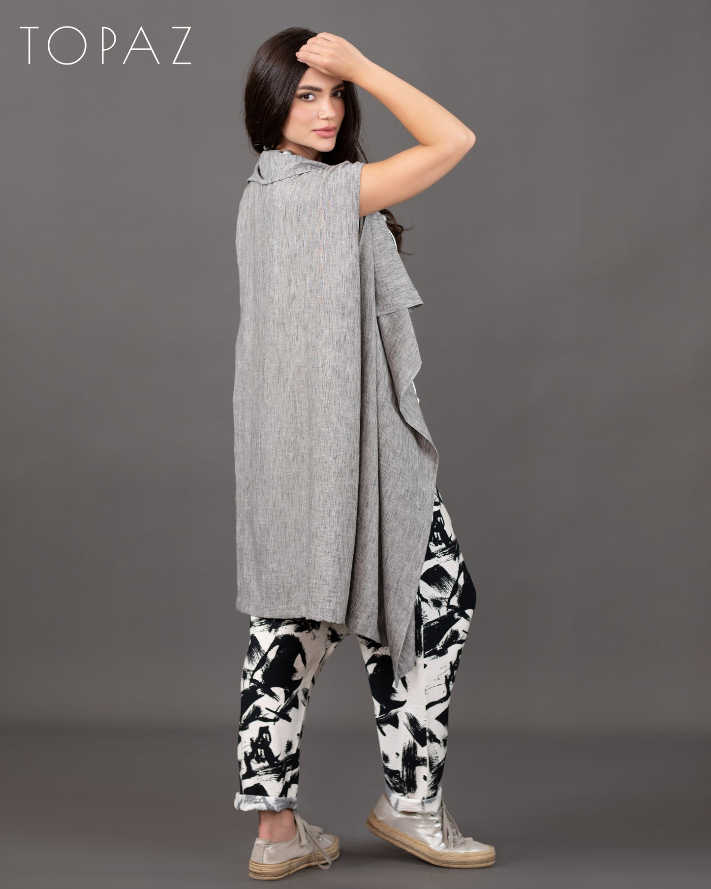 Linen Cardigan Set