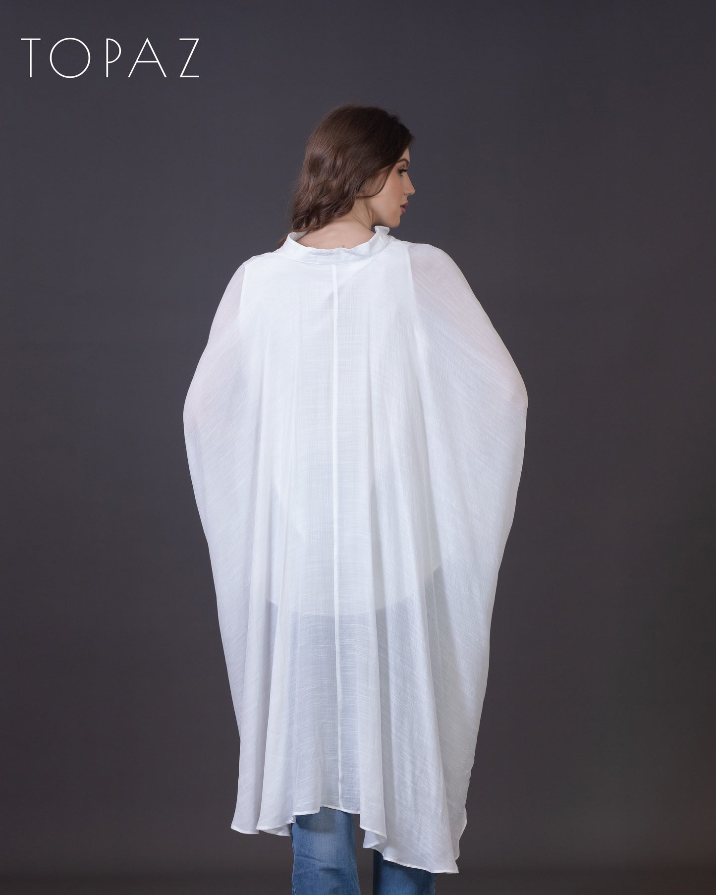 Two-Layer Voile Blouse