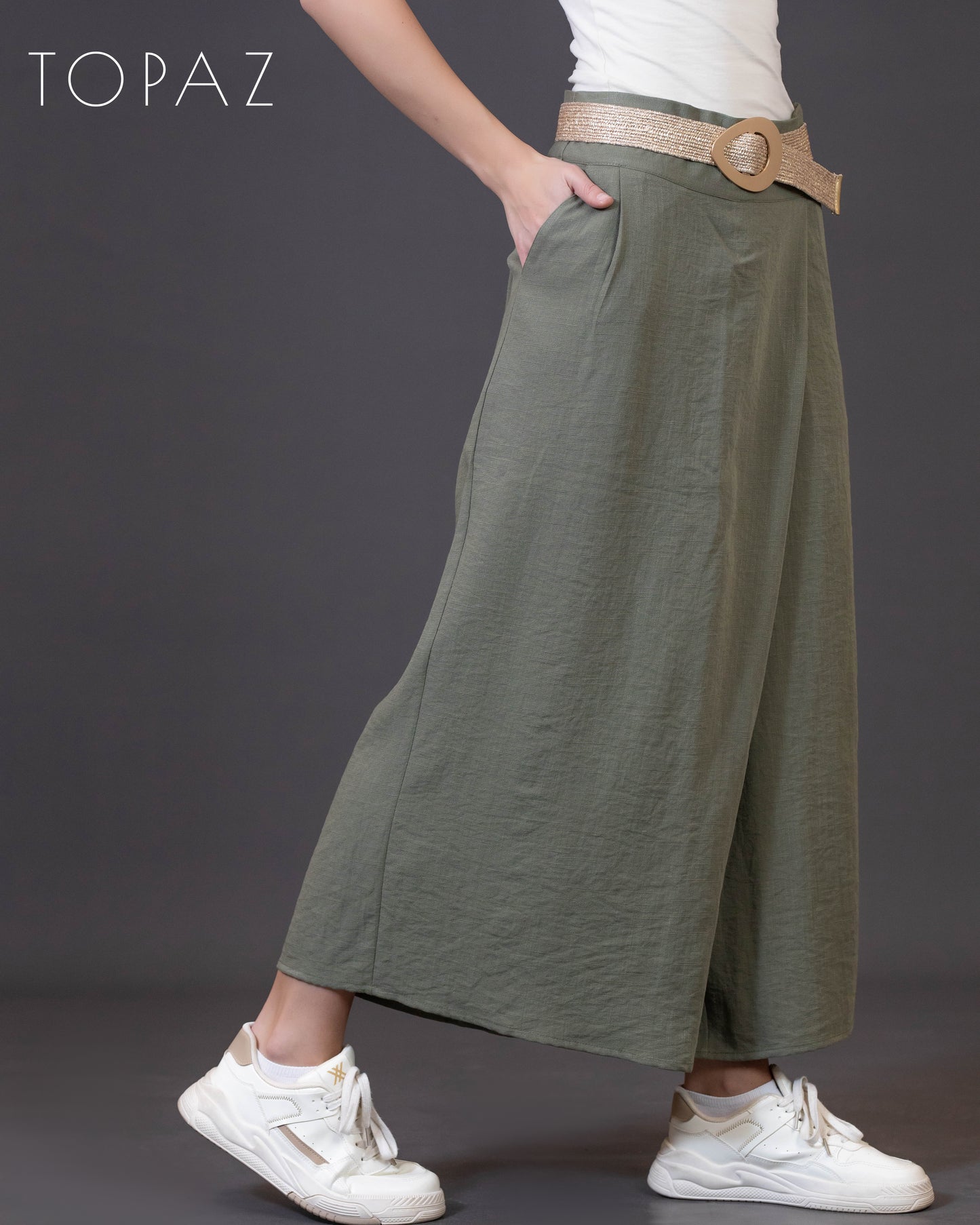Pants with Skirt Panel