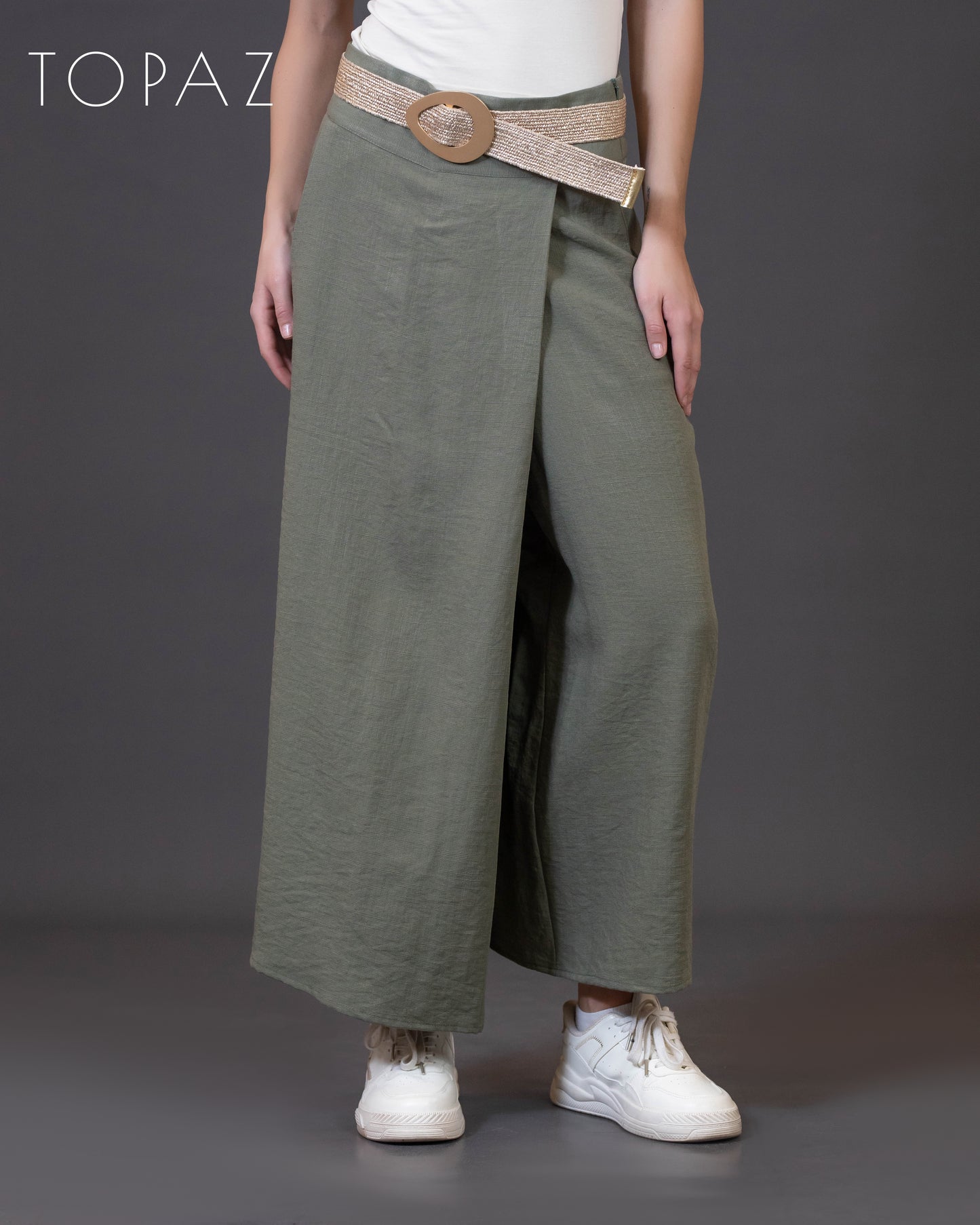 Pants with Skirt Panel
