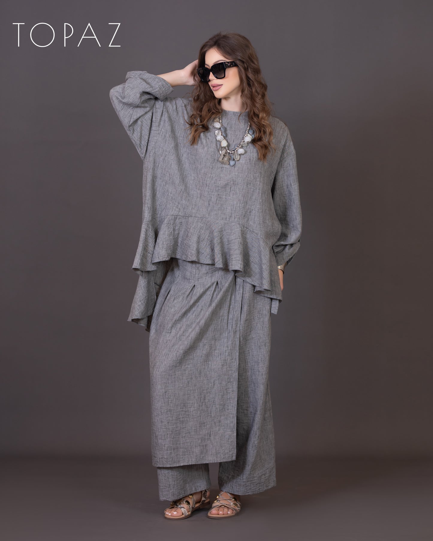 Ruffle Set with Panel