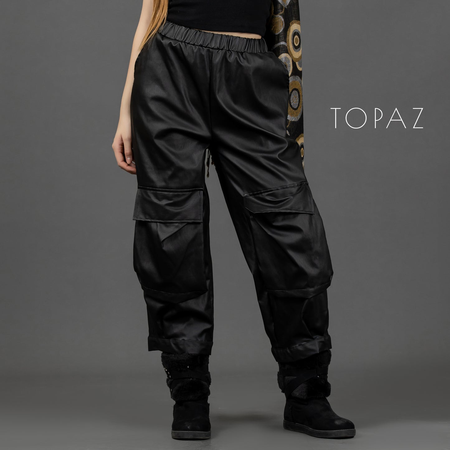 Baggy Leather Pants