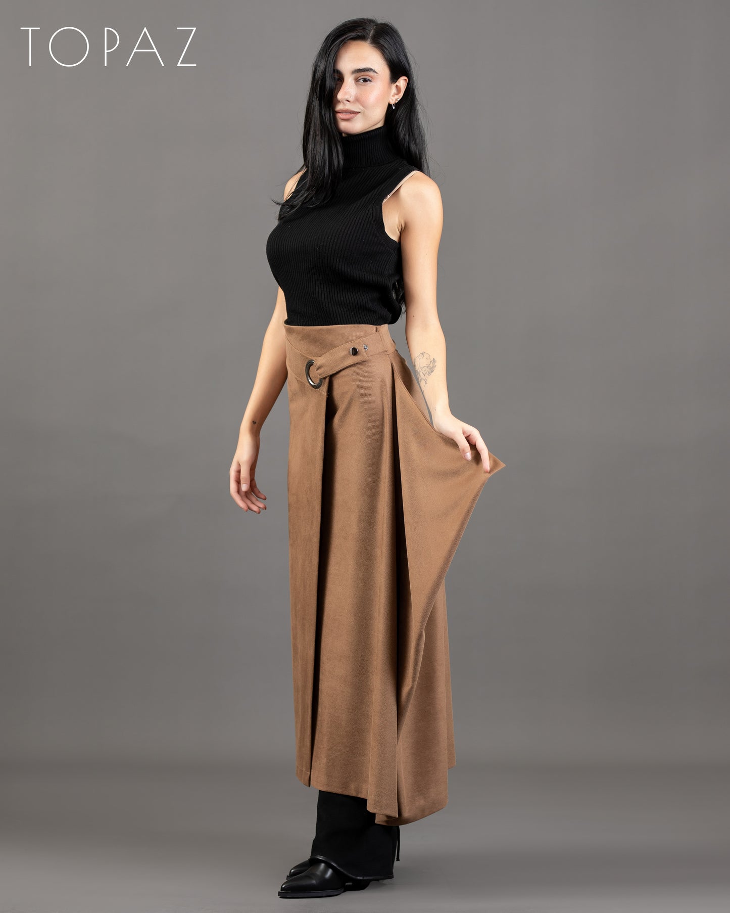 Skirt with Panel