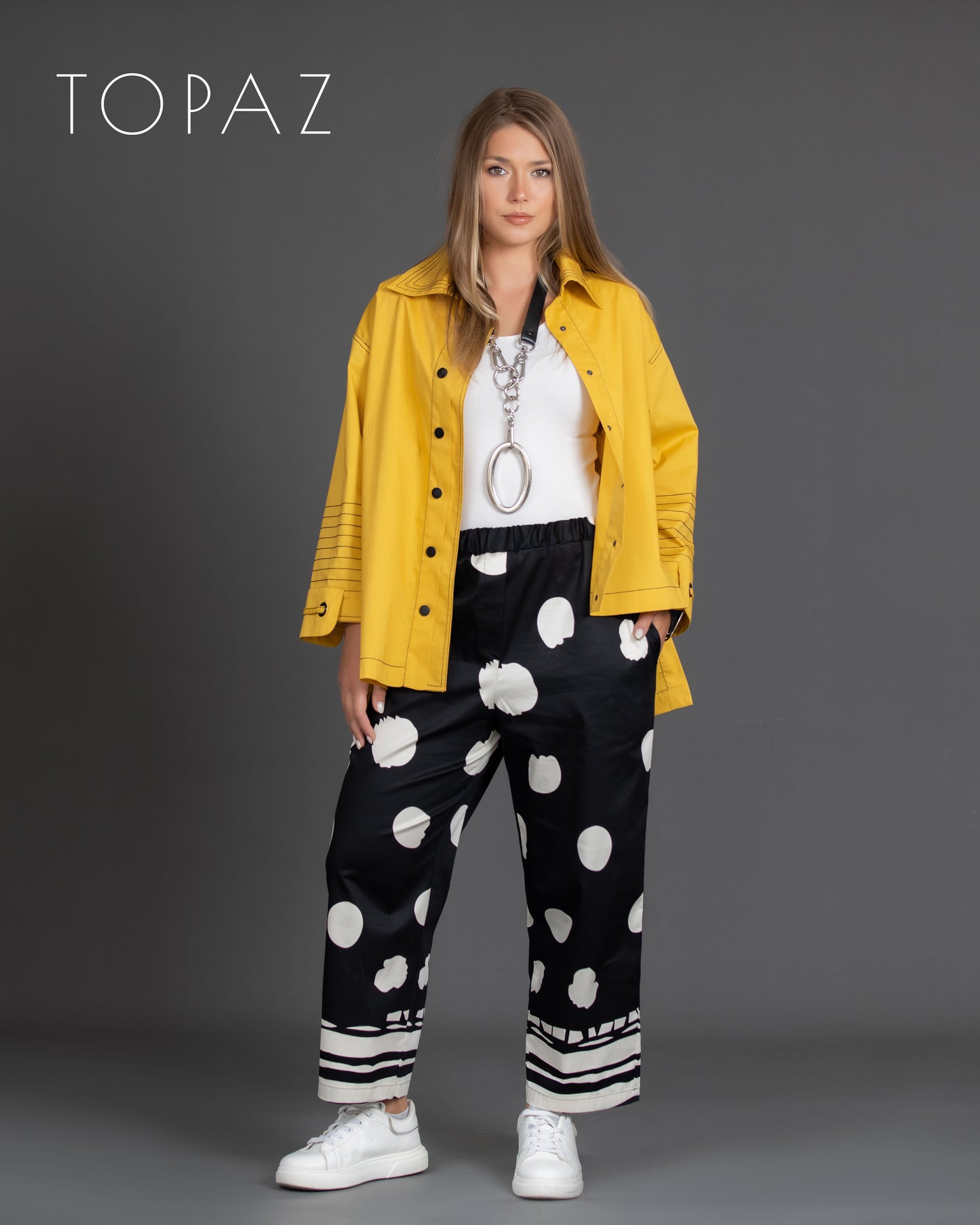 Polka Dot Printed Pants