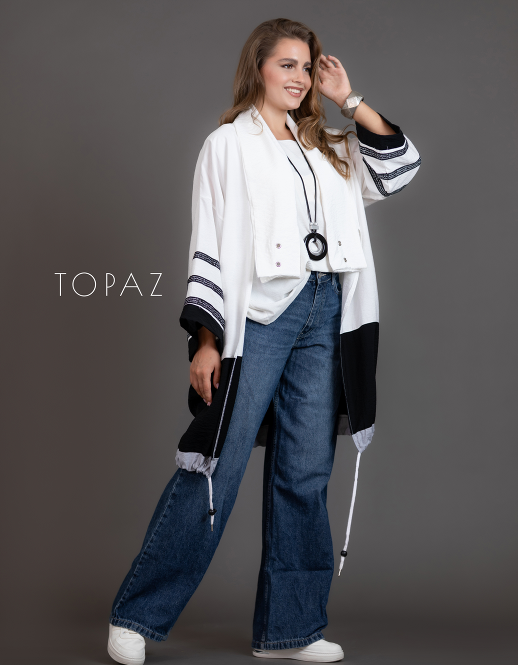 Cardigan With Back Print