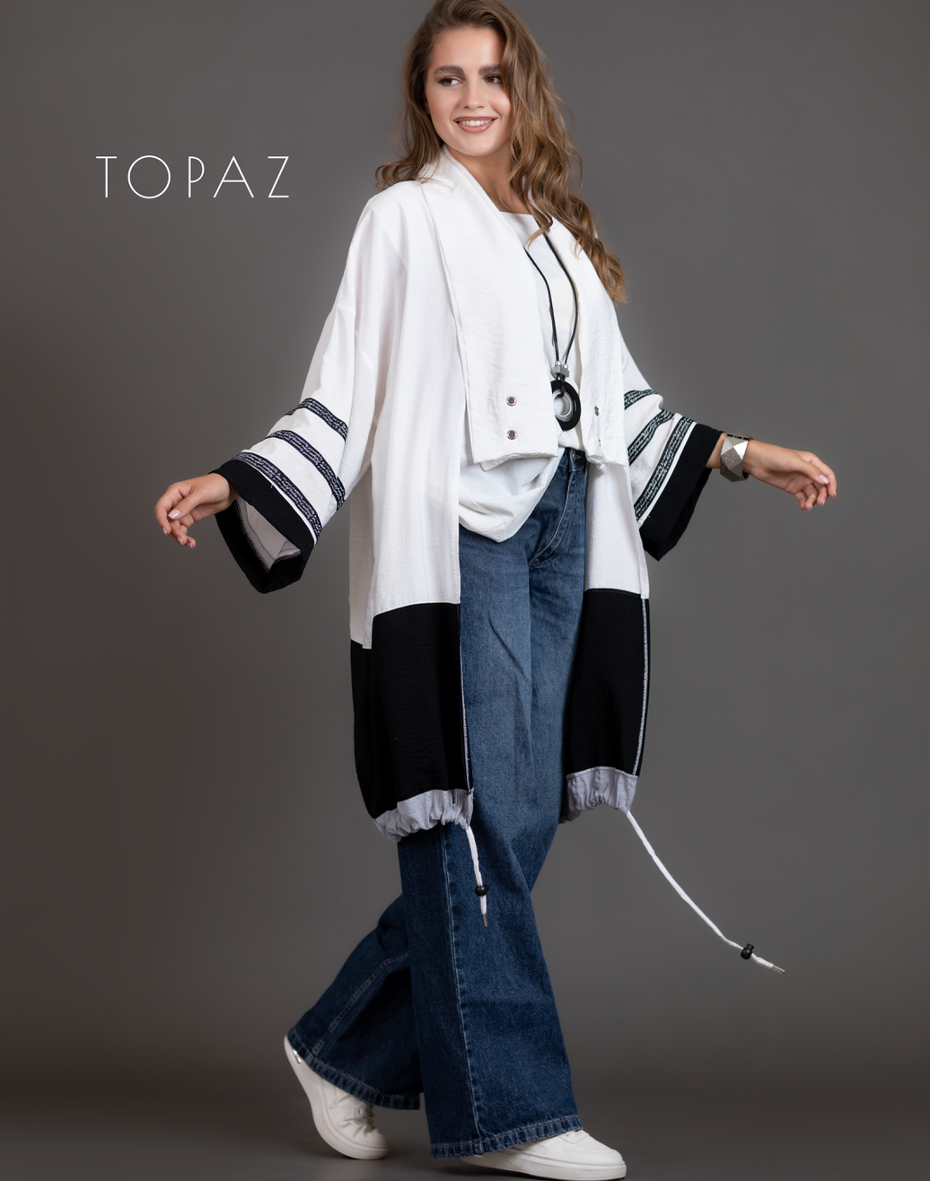 Cardigan With Back Print