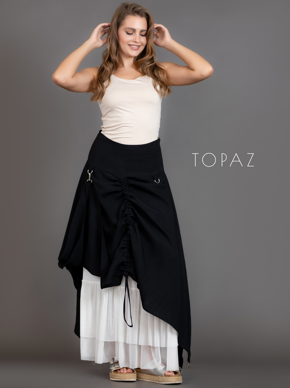 Skirt with Draping