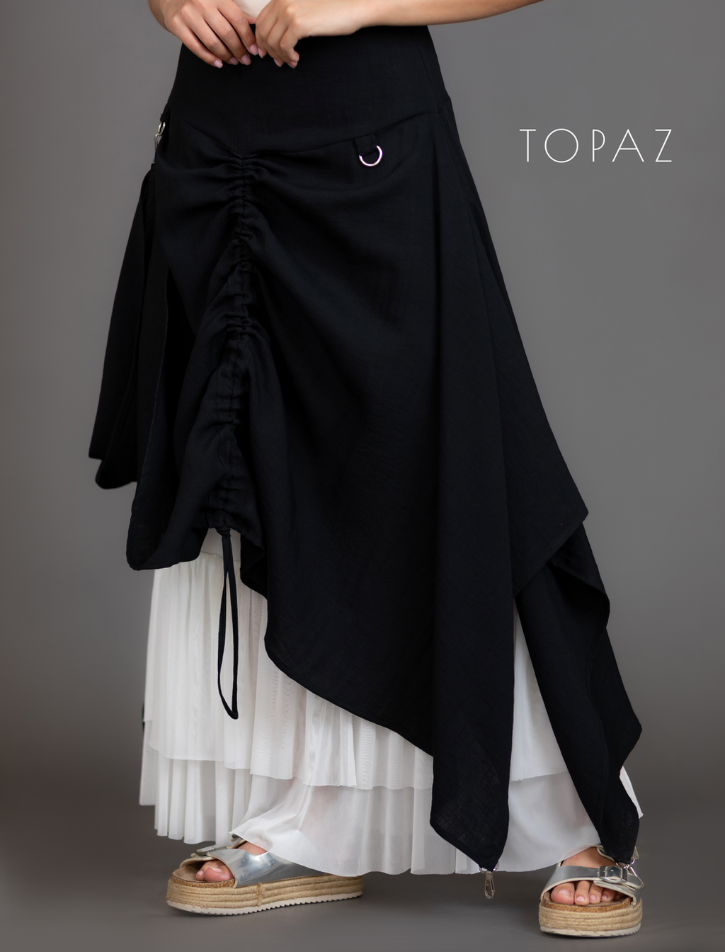 Skirt with Draping