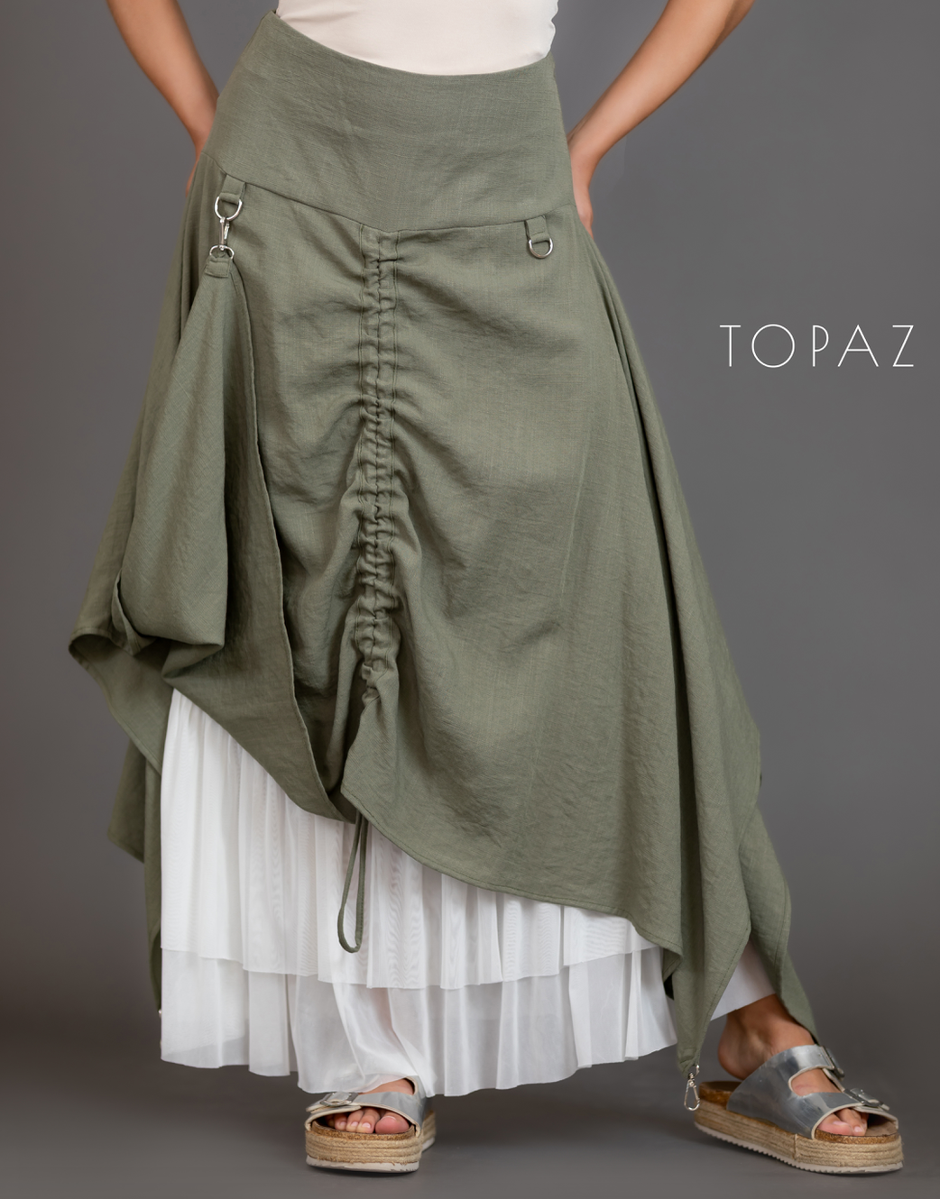 Skirt with Draping