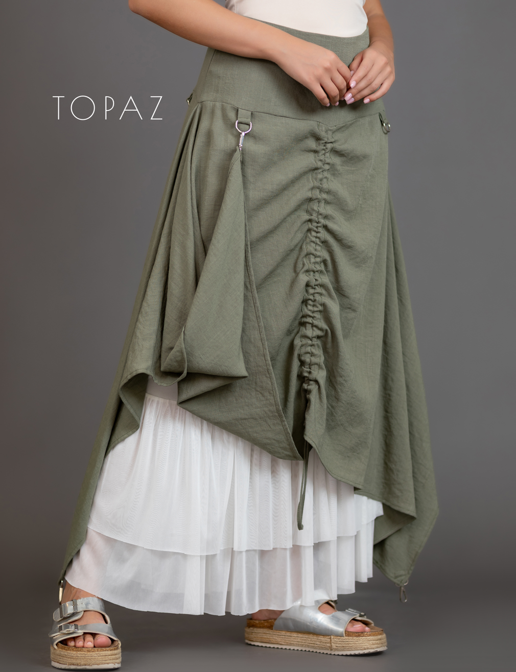 Skirt with Draping
