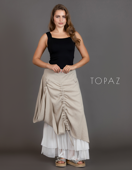 Skirt with Draping
