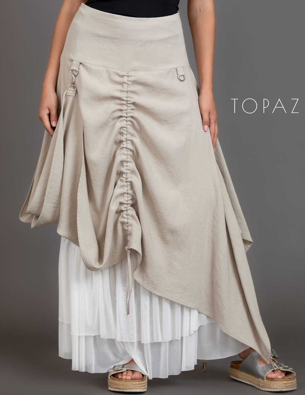Skirt with Draping