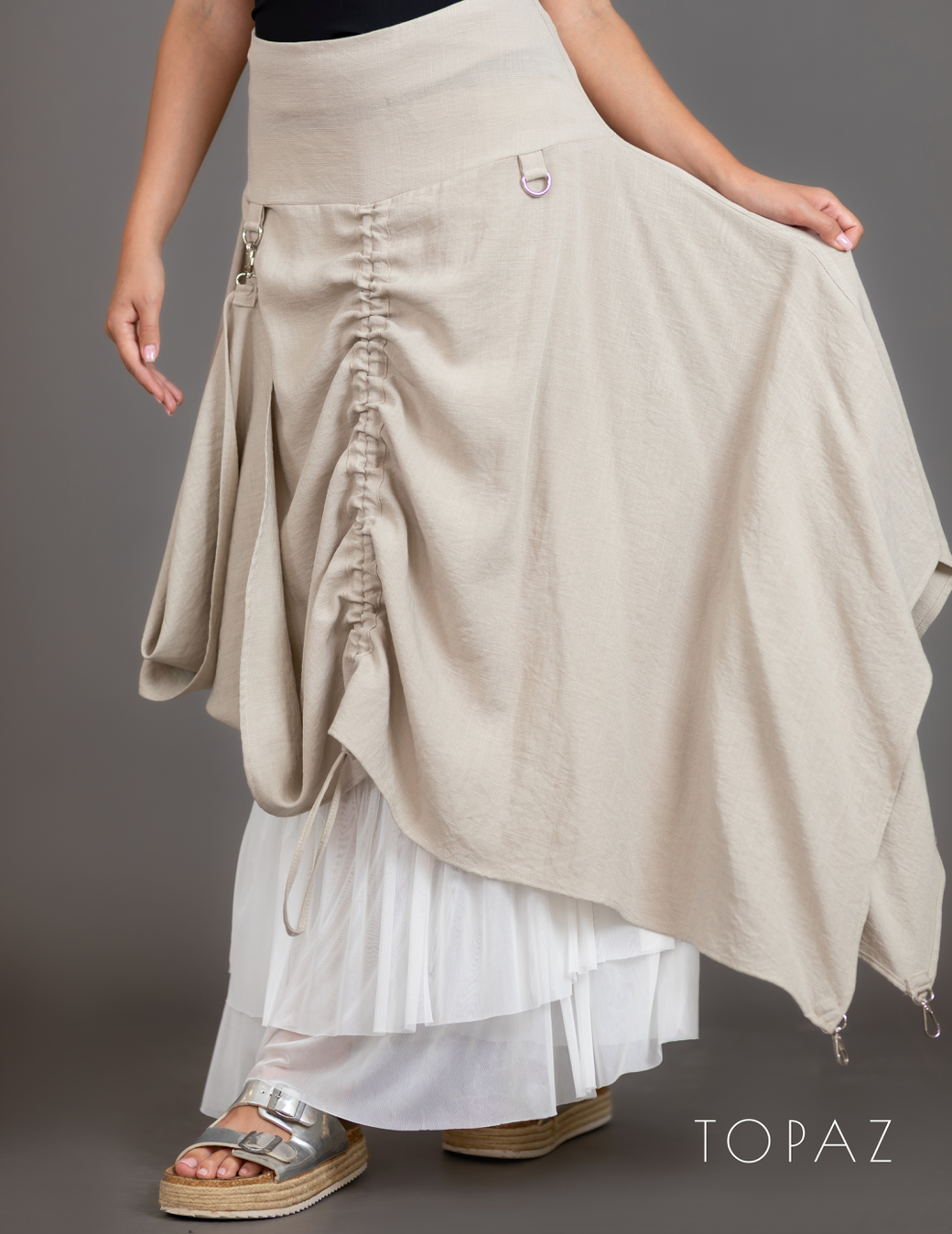 Skirt with Draping