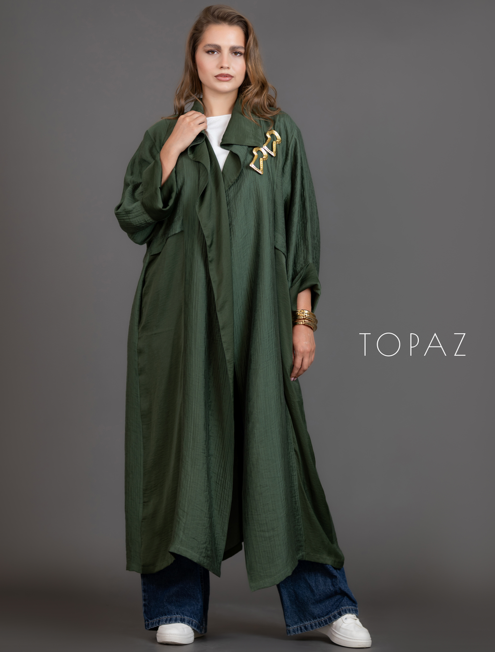 Cardigan With Satin
