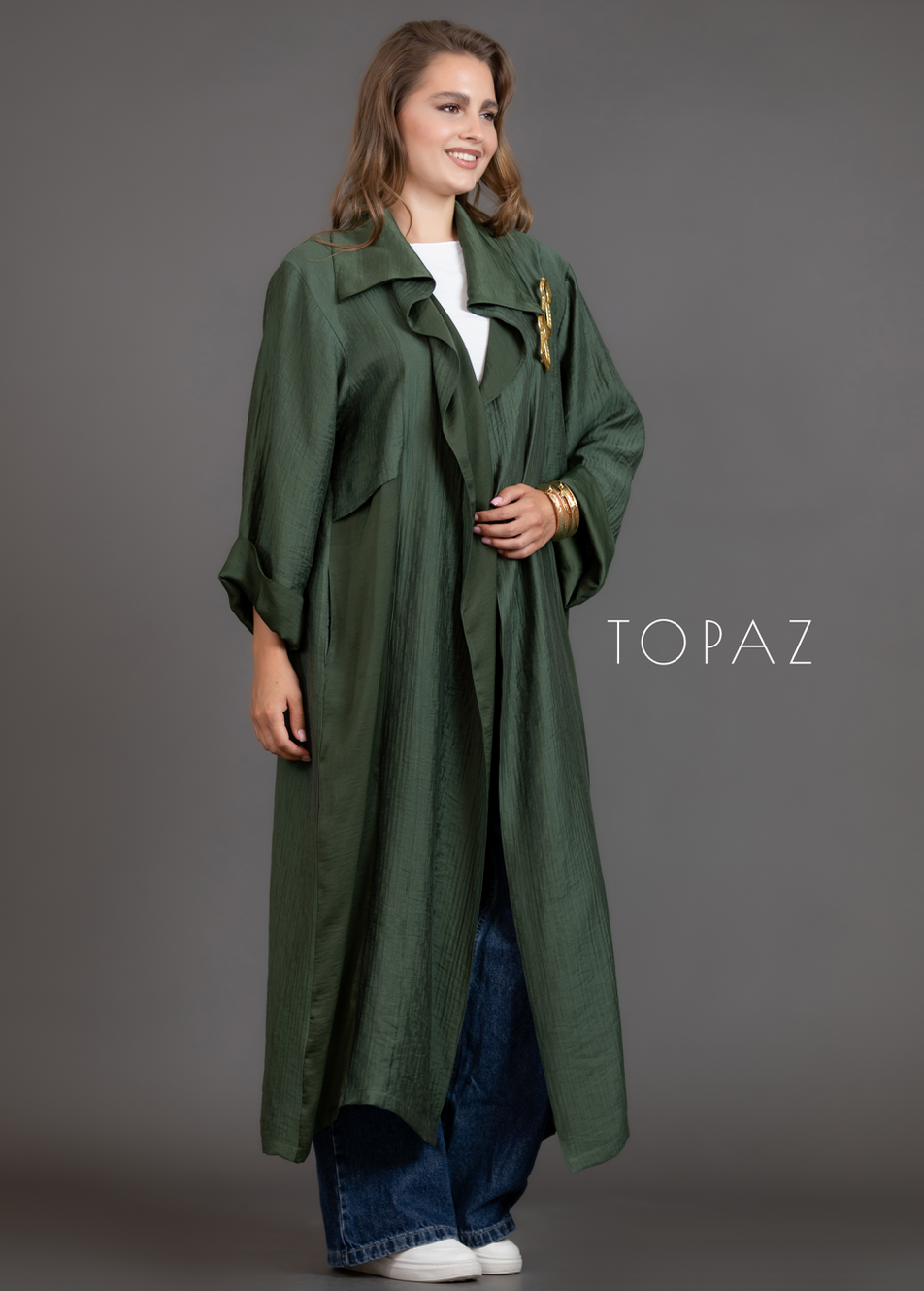 Cardigan With Satin