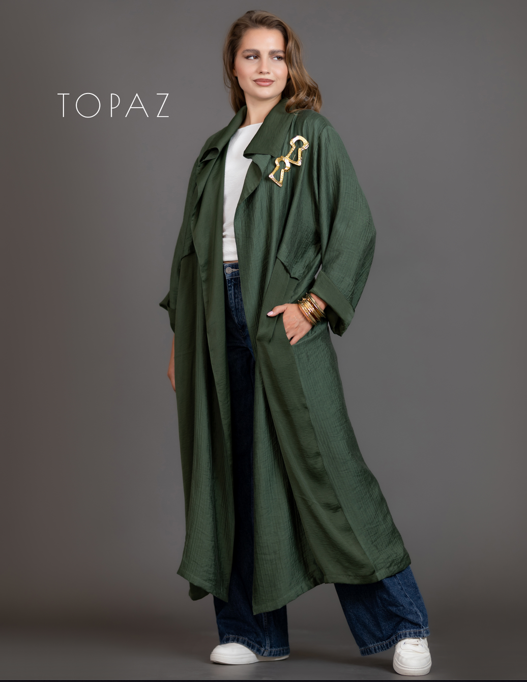 Cardigan With Satin