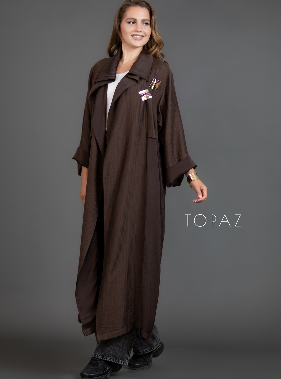 Cardigan With Satin