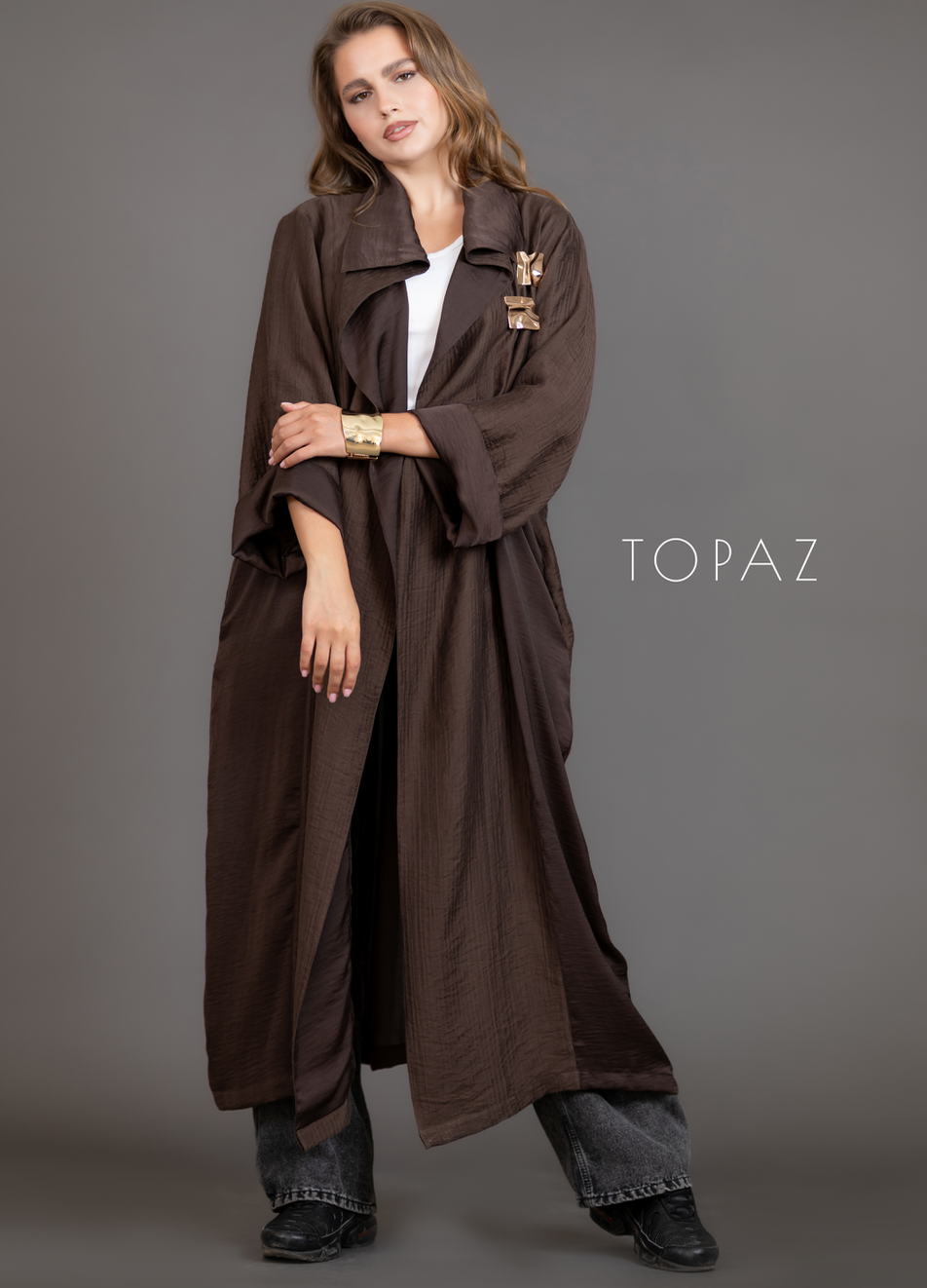 Cardigan With Satin