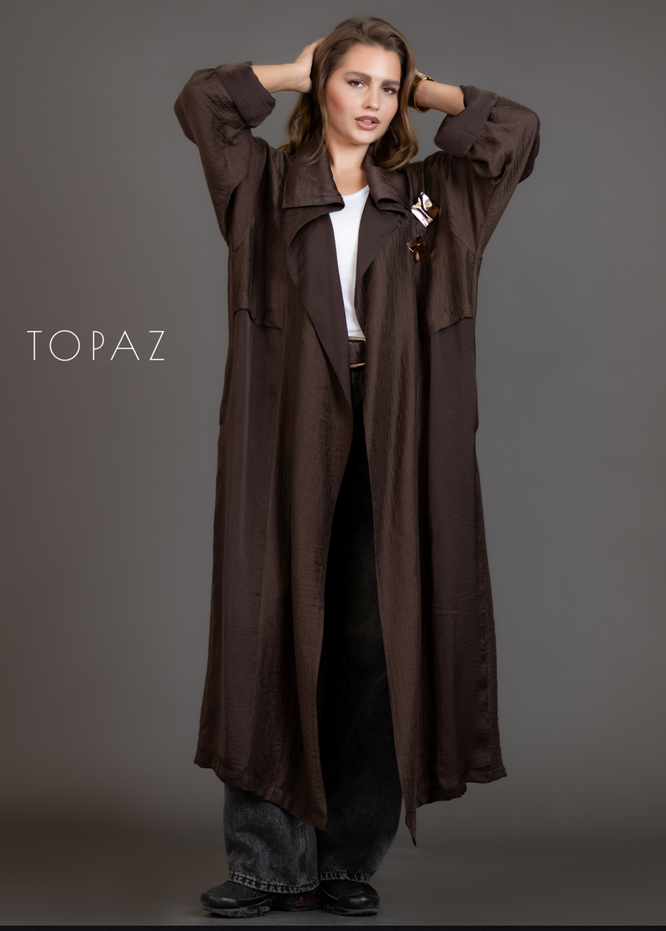Cardigan With Satin