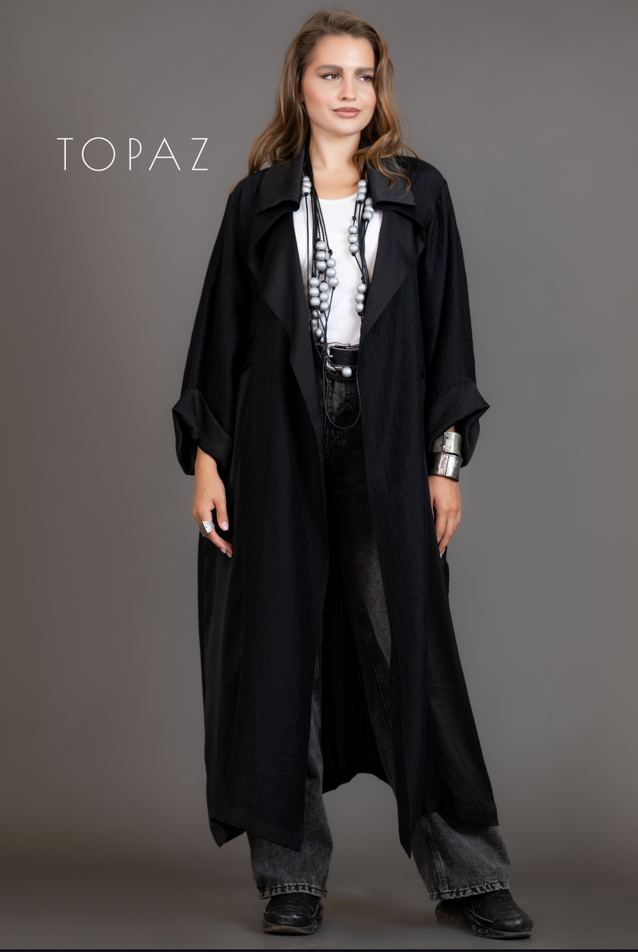 Cardigan With Satin