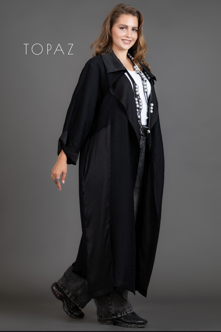 Cardigan With Satin