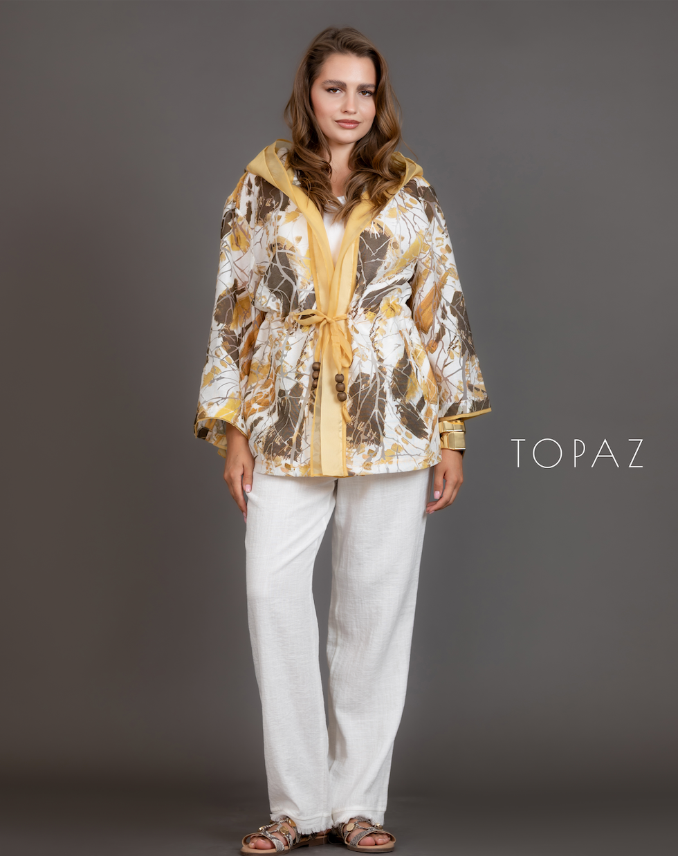 Floral Jacket With Hood