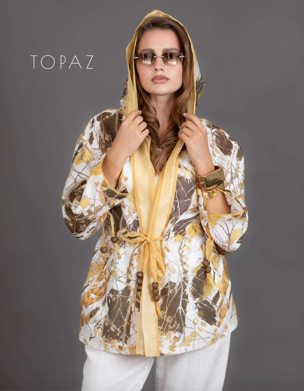 Floral Jacket With Hood