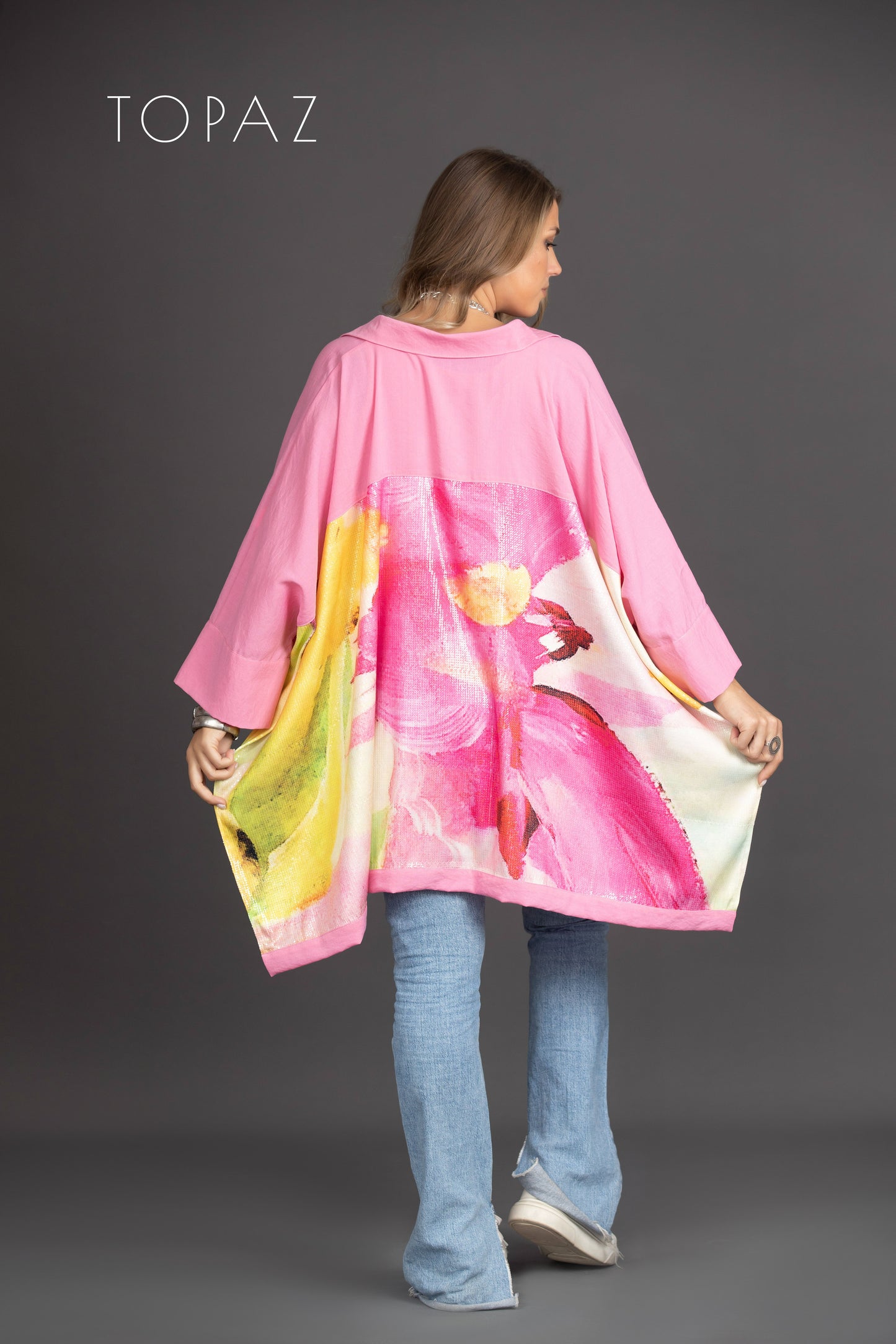 Poncho with Sequins