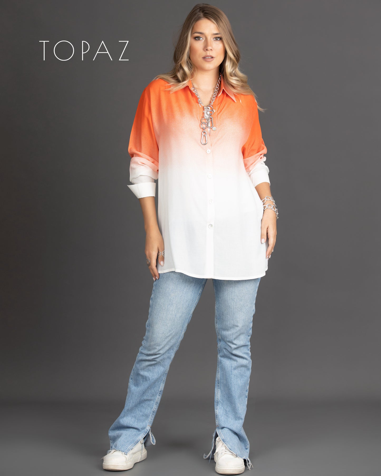 Gradient Rayon Blouse